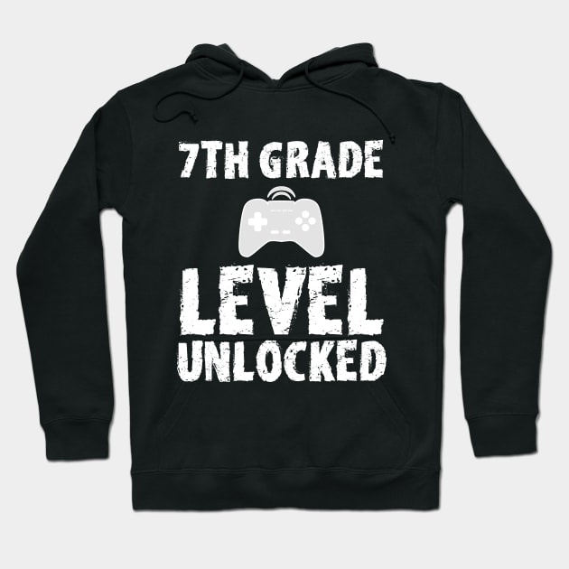 7th Grade Level Unlocked Hoodie by mareescatharsis